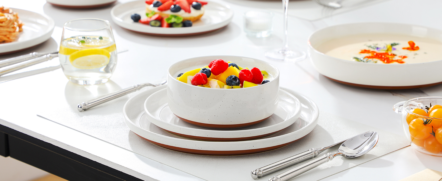 Набір кавових чашок MALACASA TARA Khakiweiß (12 шт., 48 шт. в наборі), 350 мл, для кави, чаю, соку, лате, капучино, какао. Можна мити в посудомийній машині та використовувати в мікрохвильовці.