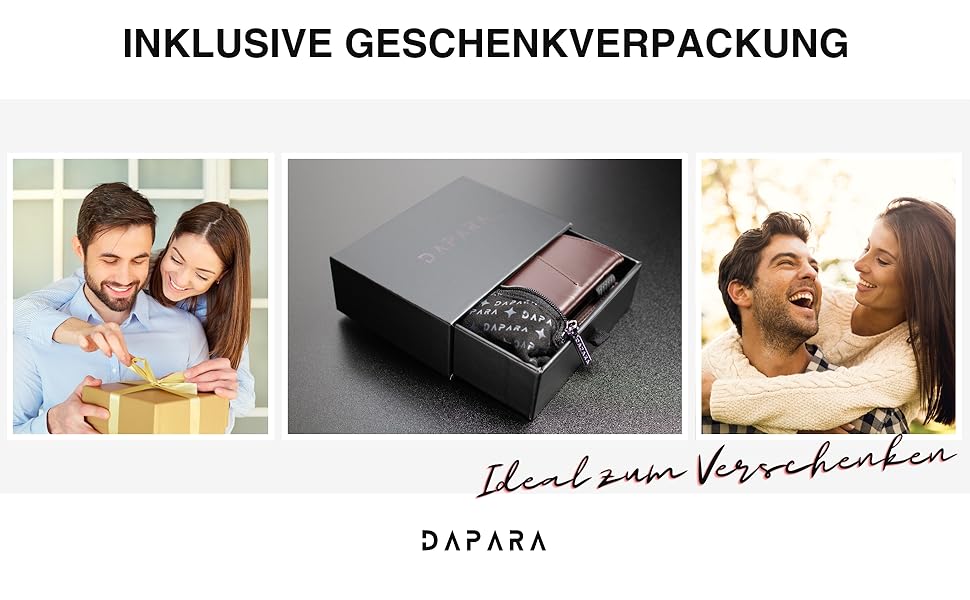 Чоловічий гаманець DAPARA з RFID-захистом | Тонкий гаманець для чоловіків з відділенням для монет | Гаманець-картхолдер на 12 карт | Коричневий гаманець Espresso Mini з натуральної шкіри