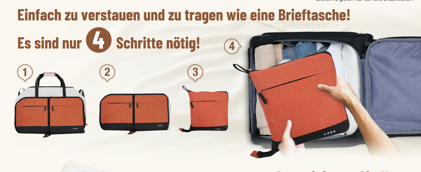 Сумка-рюкзак Lekesky для подорожей, 45x36x20 см, Easyjet Handgepäck, спортивна сумка з відділенням для взуття, водонепроникна, 80 л, бежево-коричнева
