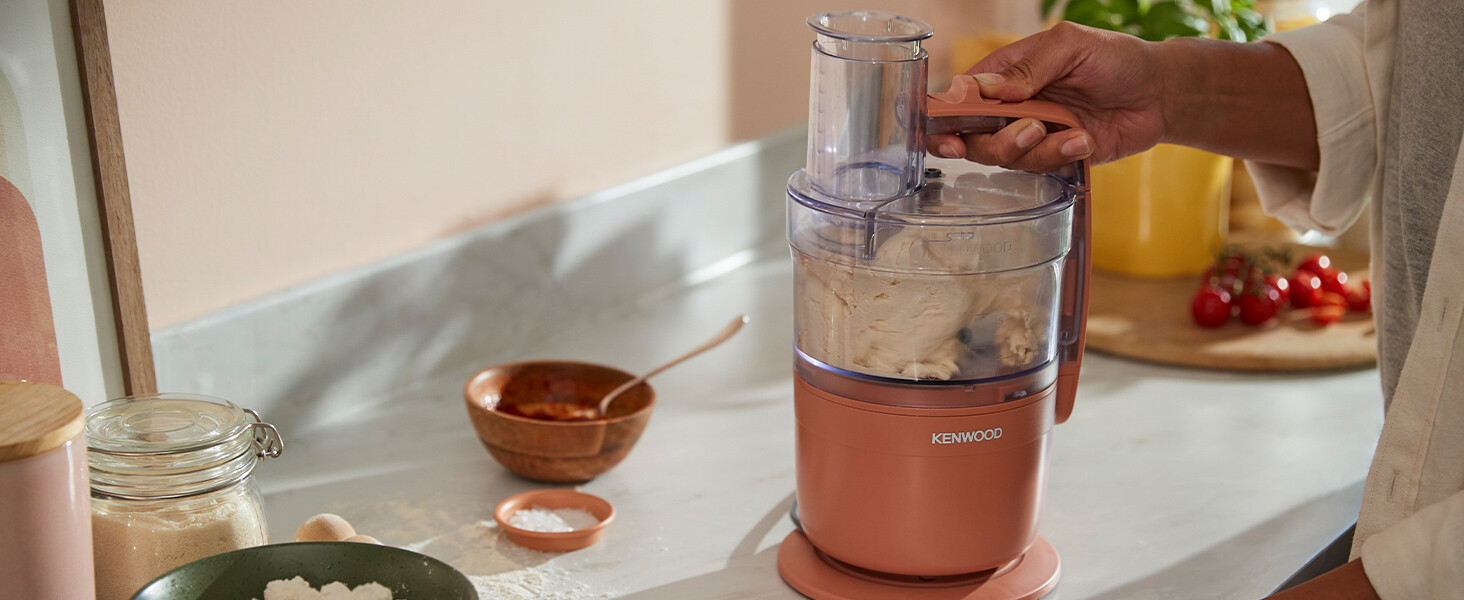 Кухонний комбайн Kenwood MultiPro Go FDP22.130GY, 900 Вт, блакитний, 1.3 л, для нарізки, натирання, пюрування та замішування тіста