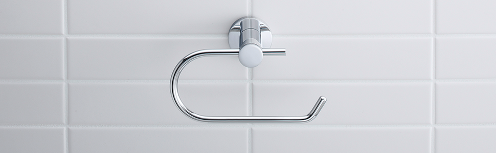 Тримач для туалетного паперу Duravit D-Code, настінний, хромований, 165x165x99 мм
