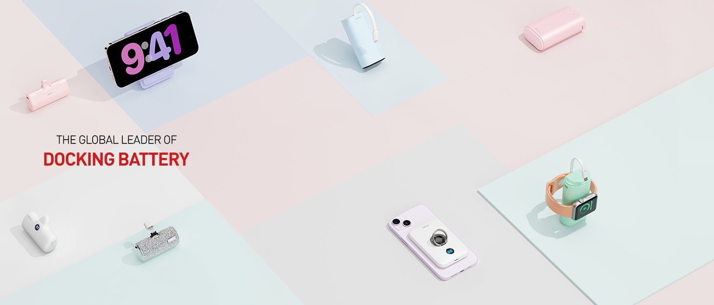 Power Bank iWALK 4500mAh USB-C: Швидка зарядка для iPhone, Samsung, Google Pixel, OnePlus (чорний)