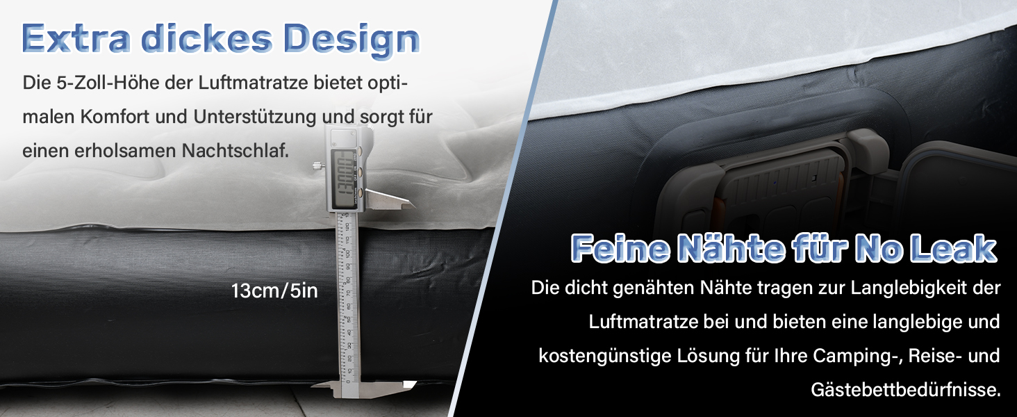 Автоматичний надувний матрац для заднього сидіння авто Coverado - з вбудованим насосом та подушками. Універсальний, підходить для більшості авто та SUV.