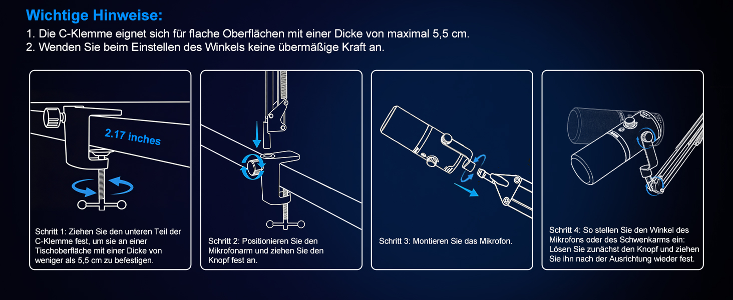 Мікрофон Aveek USB/XLR динамічний з тримачем, з функцією Mute, шумозаглушенням та RGB підсвіткою для ПК, стрімінгу, подкастів та запису
