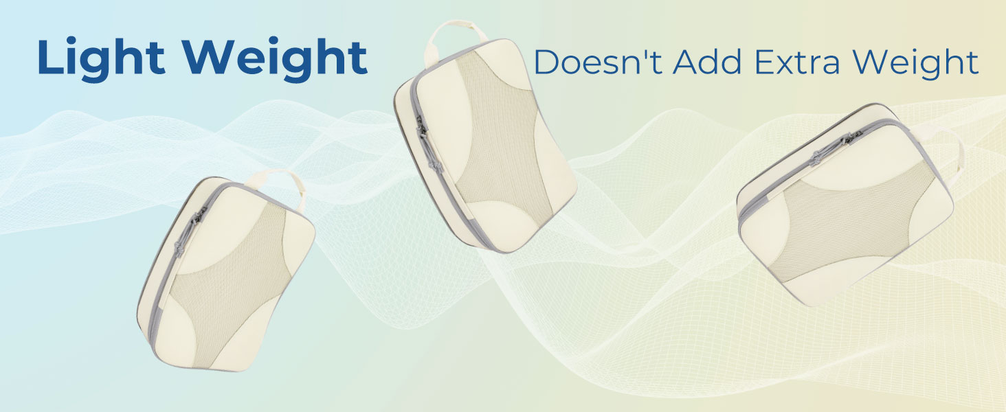 Набір органайзерів для одягу BAGSMART (6 шт.) з мішком для білизни - для рюкзака, валізи, подорожей