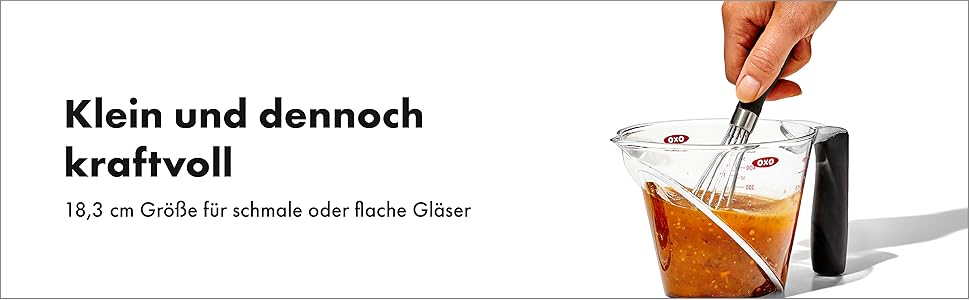 Міні-вінчик OXO Good Grips, чорний, 18 см