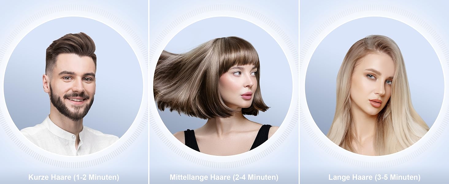 Фен YAPOY з іонізацією 200 млн іонів, 110 000 об/хв, швидке сушіння, менше завивань, інтелектуальне регулювання температури, тихий, легкий, для дорослих/дітей/домашнього використання/готелю/кемпінгу, білий