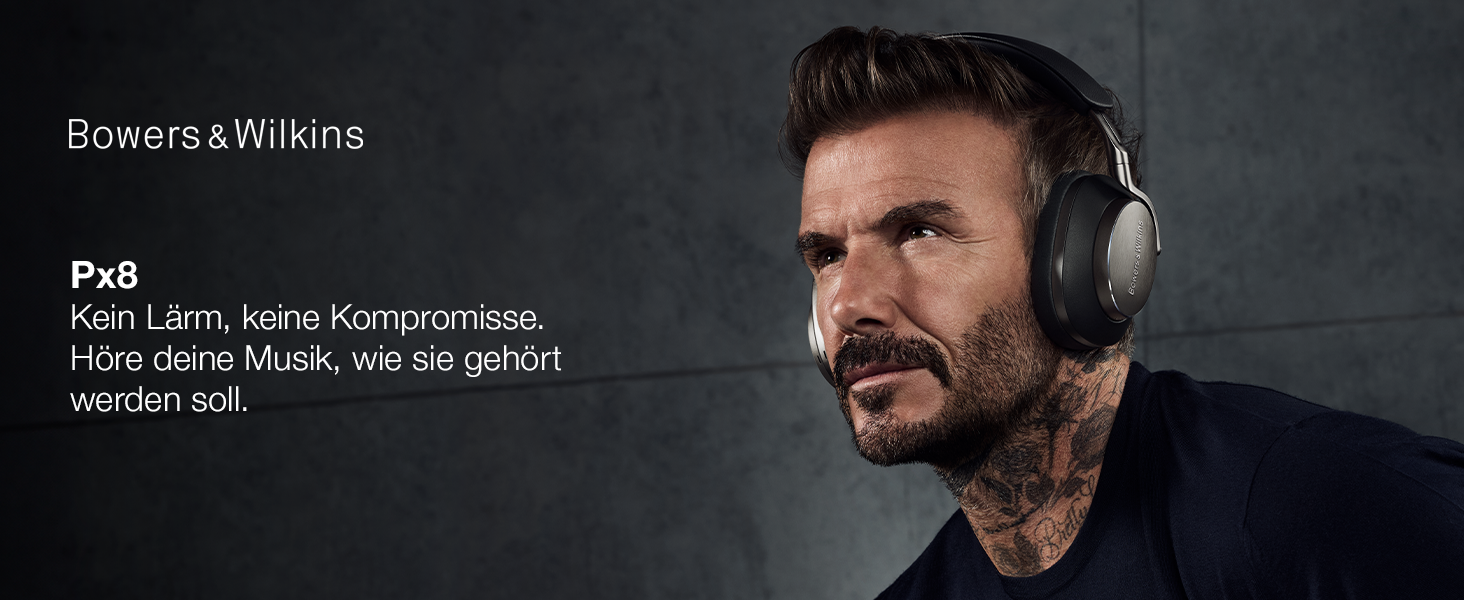 Навушники Bowers & Wilkins Px8: бездротові, з активним шумопоглинанням, Bluetooth 5.0, чорні