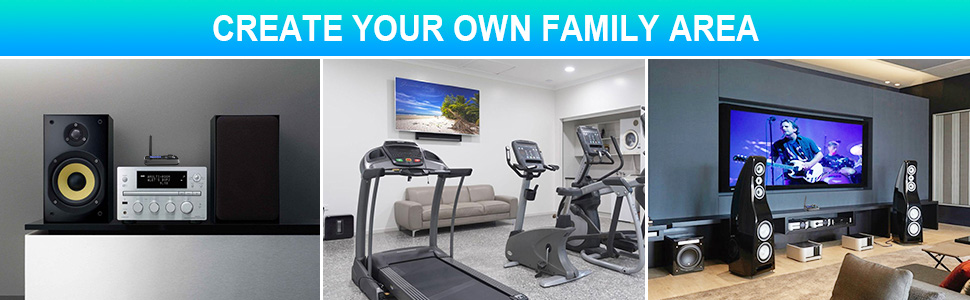 Bluetooth 5.0 Передавач/Приймач Аудіо Адаптер 3-в-1 для 2 Навушників з Низькою Затримкою, Регулюванням Гучності, AUX, Оптичний, RCA для TV, Стереосистеми, ПК (Чорний + Сірий)