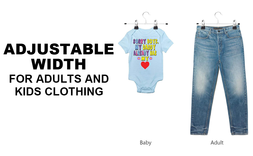 30 см металеві вішалки для штанів, 20 шт. з антиковзними затискачами для штанів, спідниць, шкарпеток, білизни