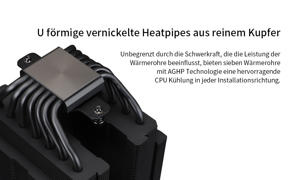 Охолоджувач CPU Thermalright Phantom Spirit 120 EVO: повітряне охолодження з 7 теплових трубок, Dual-PWM вентилятор, підтримка AMD AM4/AM5 та Intel 1700/1150/1151/1200/17XX/2011