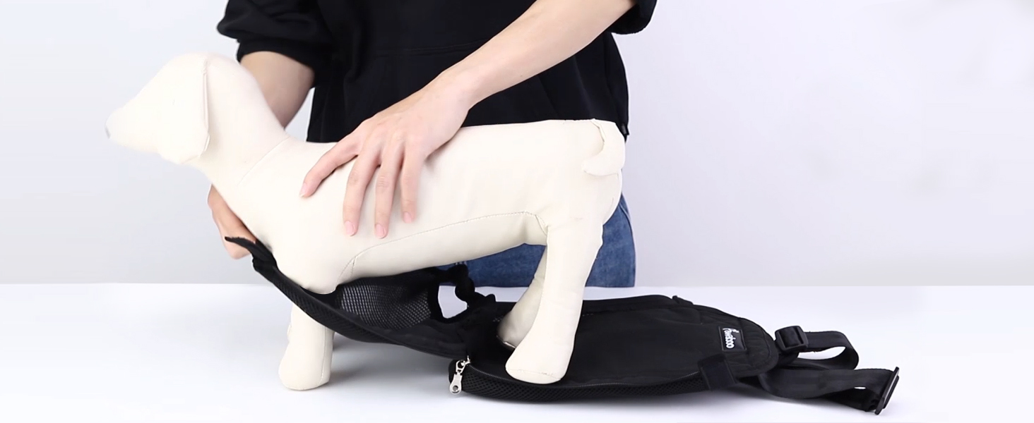 Рюкзак для собак та котів Pawaboo XL, чорний: зручний, дихаючий, для подорожей