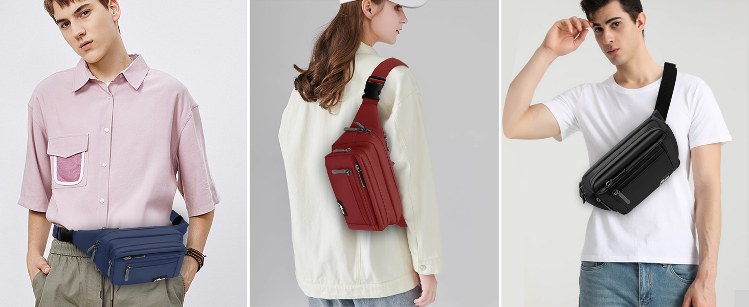 Гірчатка на пояс для жінок та чоловіків, водонепроникна, з тримачем для пляшки, універсальна, для піших прогулянок, вигулу собак, активного відпочинку (A-лілова)