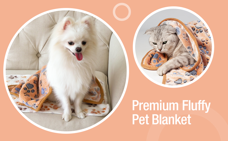 М'яка підстилка для собак та котів, 3 шт. (Великий розмір, Лапка)