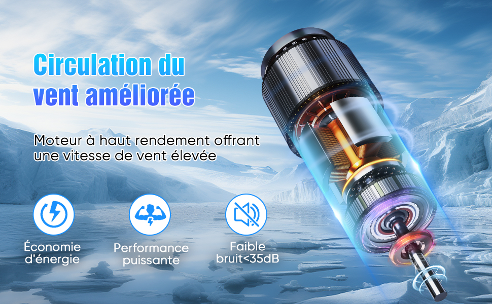 2-в-1 Вентилятор з очищувачем повітря безлопатий, з пультом, 8 швидкостей, осциляція 90°, таймер, для спальні/офісу (срібний)