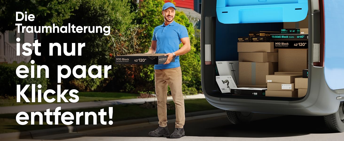 Кронштейн для телевізора ONKRON M10-B: поворотний, для телевізорів 42-120 дюймів, до 100 кг, VESA 1000x600, чорний