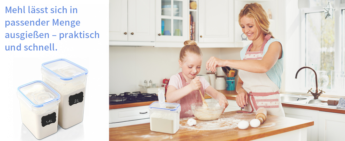 Набір контейнерів для зберігання їжі 10 шт, 1л, BPA-free, з кришкою, повітріодти, для заморожування та Meal Prep, для кухні