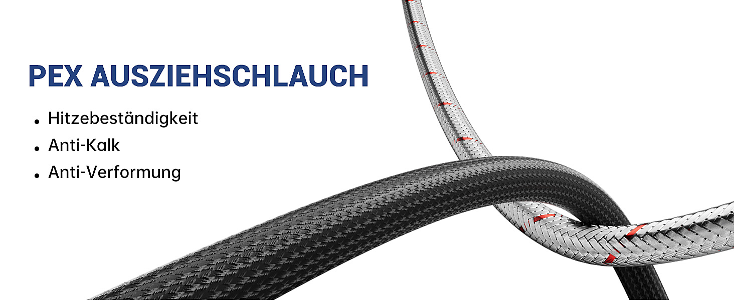 Кухонний змішувач DAYONE з висувною лійкою, нержавіюча сталь, 3 режими, 360° обертання, для кухонних мийок (15 см), матовий.