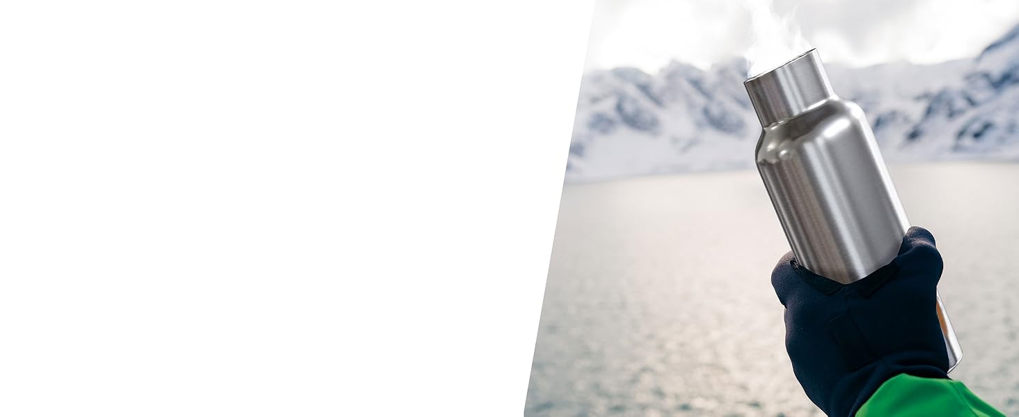 Термофляга 1л з нержавіючої сталі: ізольована, для туризму, велоспорту, офісу, без BPA, 1000 мл