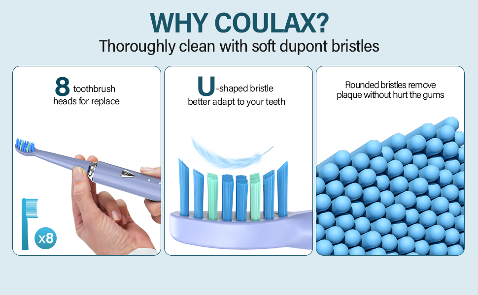 Електрична звукова зубна щітка для дорослих та дітей з 8 насадок, 5 режимів, 120 днів роботи від заряду, рожева