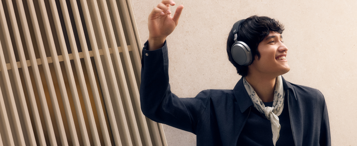 Навушники бездротові Sennheiser Momentum 4 Wireless Noise Cancelling – Bluetooth, з активним шумозаглушенням, 60 год автономії, складані, графіт