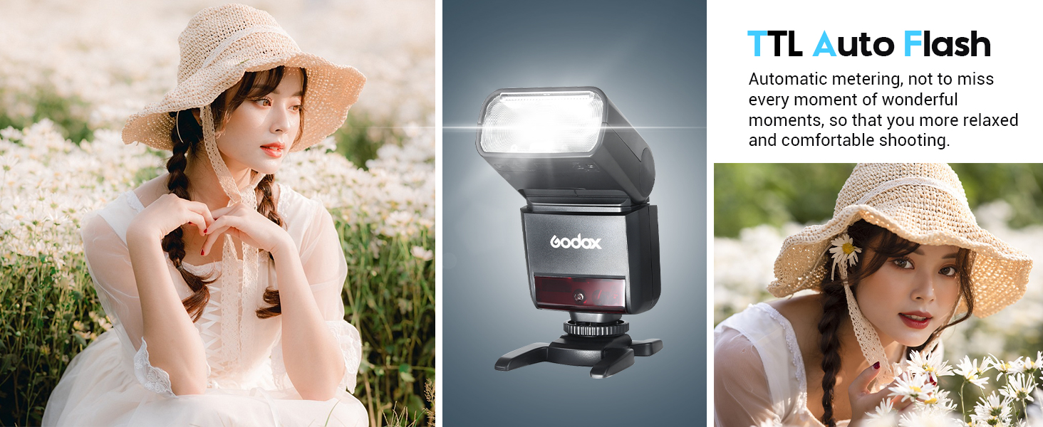 Спалахувач Godox TT350O для камер Olympus та Panasonic, TTL, 2.4G Wireless, GN36, 1/8000s HSS, Mini