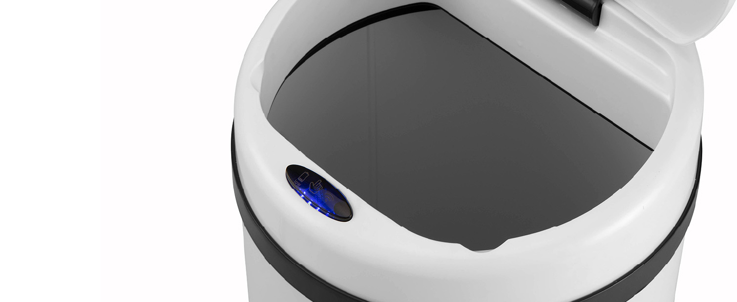 Відро для сміття Juskys з датчиком руху, 30 л, нержавіюча сталь, контактне відкриття, з кришкою для пакетів