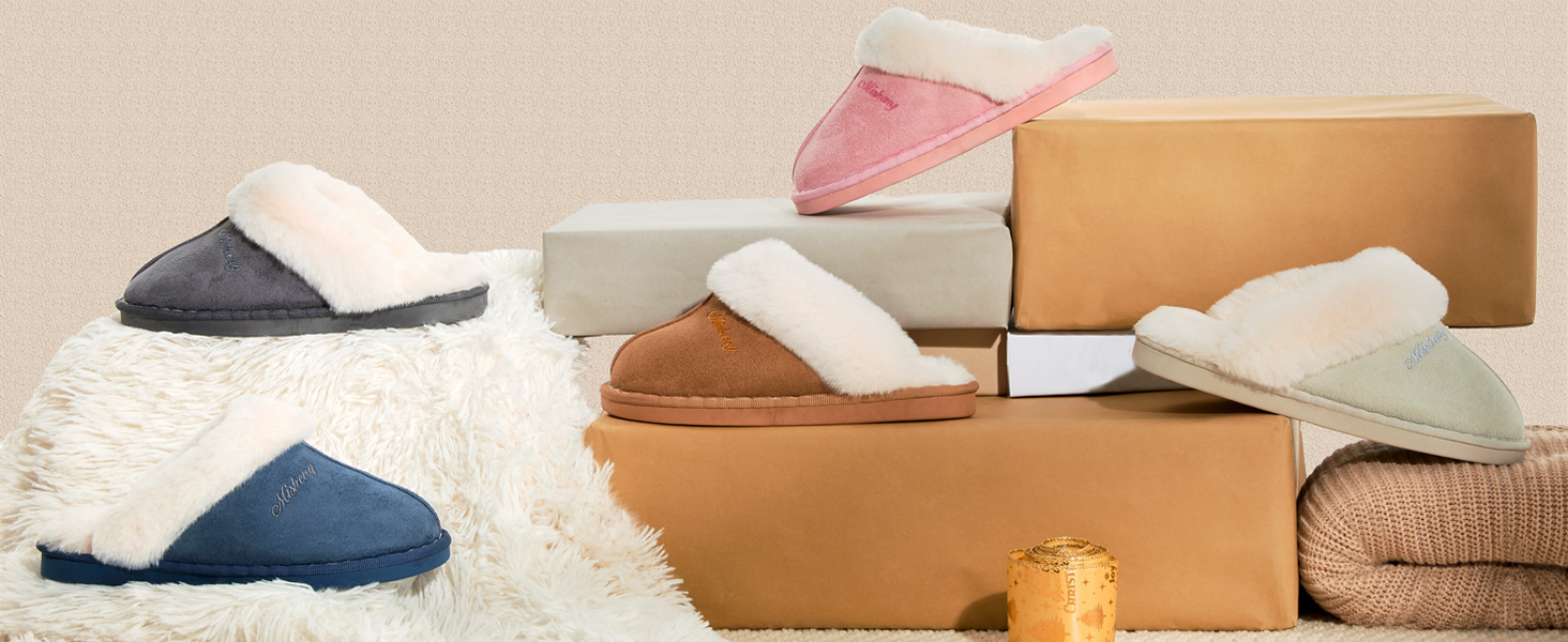 Домашні тапочки жіночі та чоловічі зимові теплі з синтетичного хутра, ламіно, штучного хутра, плюшу, пуху, м'які, нековзні, пантолетти для дому та вулиці, 38.5/40 EU, світло-коричневі