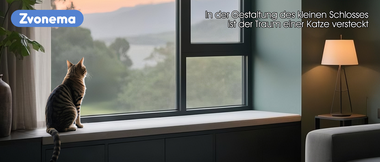 Дерево-кігтеточка для котів Kratzbaum Zvonema, 110 см, з гніздом, кошиком та іграшками, зелене