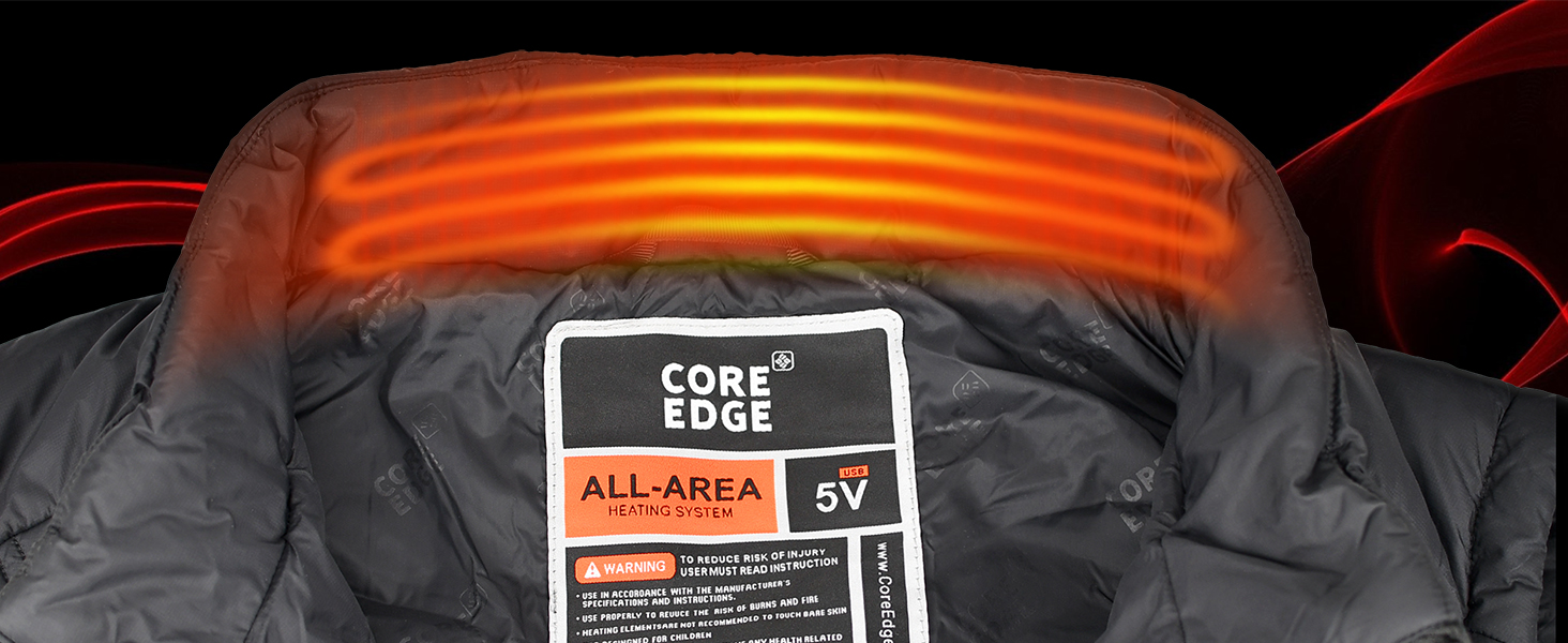 Обогревна жилетка для жінок з Powerbank, USB акумуляторна терможилетка, 3 режими температури, 4 зони обігріву, XL, чорний