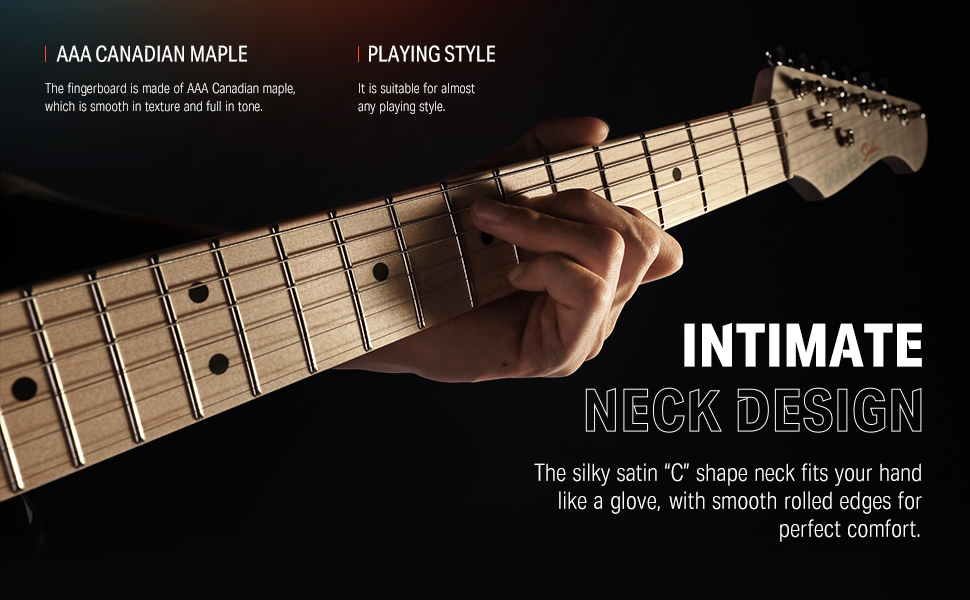 Електрогітара Donner DST-152S Sunburst: Початковий набір з підсилювачем, сумкою та аксесуарами