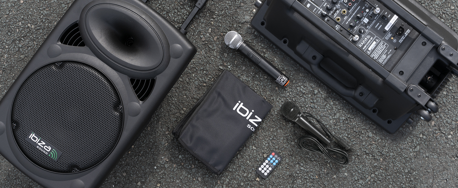 Портативна акустика Ibiza PORT12VHF-BT 12