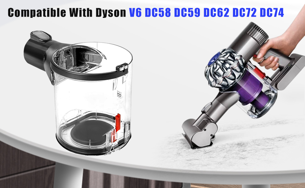 Контейнер для пилу до пилососів Dyson V6 DC58 DC59 DC62 DC74 - Замінна частина
