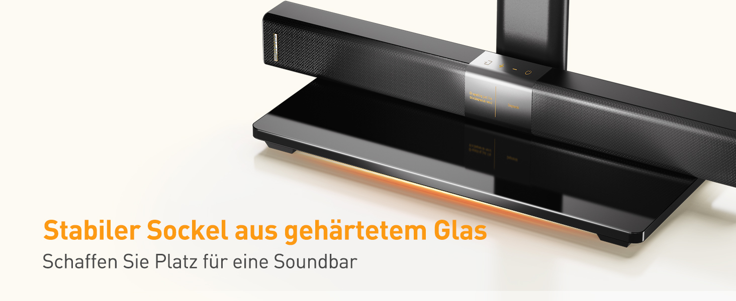 Підставка для телевізора Perlegear - універсальна, 32-60 дюймів, OLED, LCD, LED, VESA 400x400, до 40 кг, регульована висота