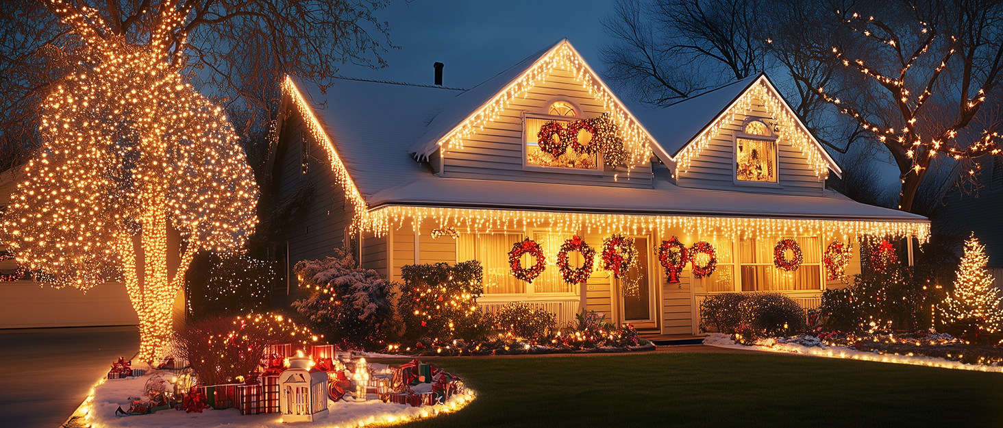 Ланцюжок прикрас Ollny 20м, 200 LED, з пультом та таймером, 8 режимів, IP44, теплий білий