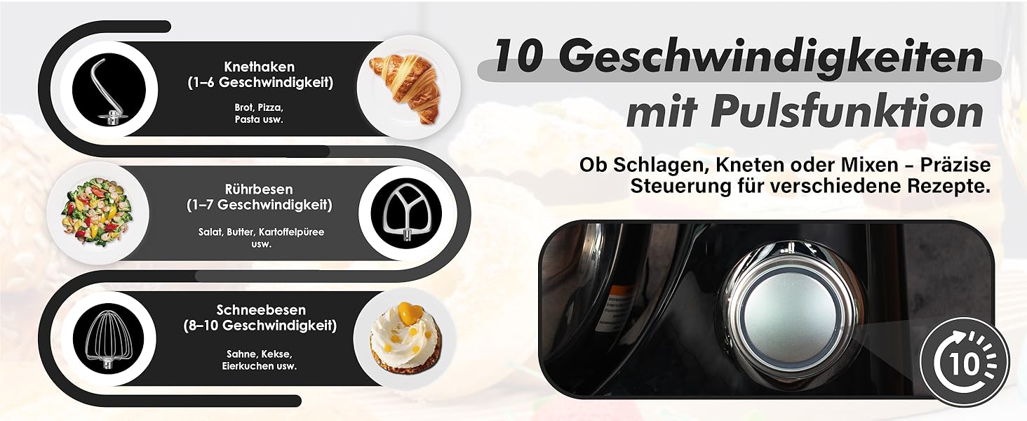 Кухонна машина Kitchen in the box: 6 л, 1300 Вт, темний зелений/чорний, з набором насадок