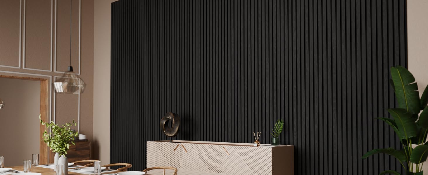 Акустичні панелі Juskys для стін, набір 4 шт (2,88 м²), 120x60 см, шумопоглищаючі декоративні панелі від луни та шуму, колір Дуб темно-сірий