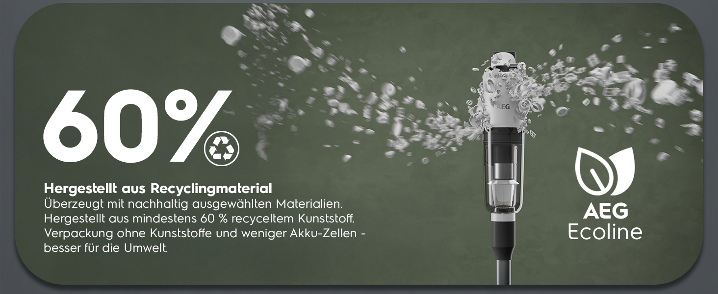 Бездротовий пилосос AEG Hygienic 7000: потужний, легкий, для алергіків, 40 хв роботи, 120 м², 5-ступенева фільтрація, для всіх поверхонь, автоматичний режим, з аксесуарами