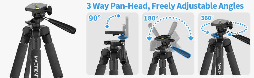 Штатив Handy Stativ Upgrade 172см для камери, смартфона, iPad з тримачем та пультом, легкий, чорний