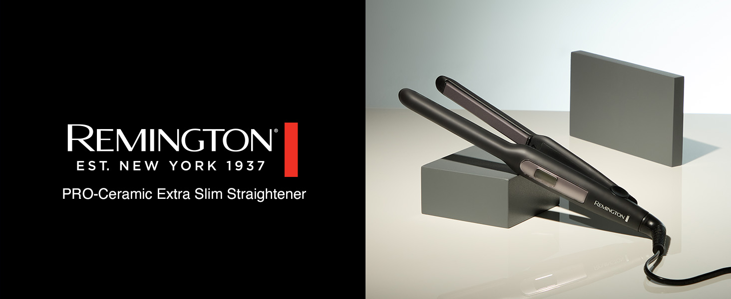 Випрямляч для волосся Remington S5515 Schwarz: для короткого волосся, бороди, з керамічним покриттям, LCD-дисплеєм (150-230°C)