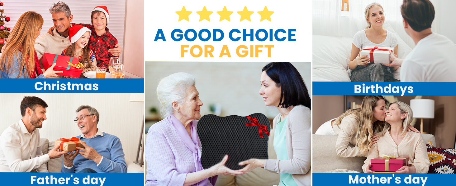 Підвалинник для спини Qutool з піною Memory Foam, для офісного/ігрового крісла, підтримка попереку, регульовані ремені, сітчаста обкладинка (Чорний)
