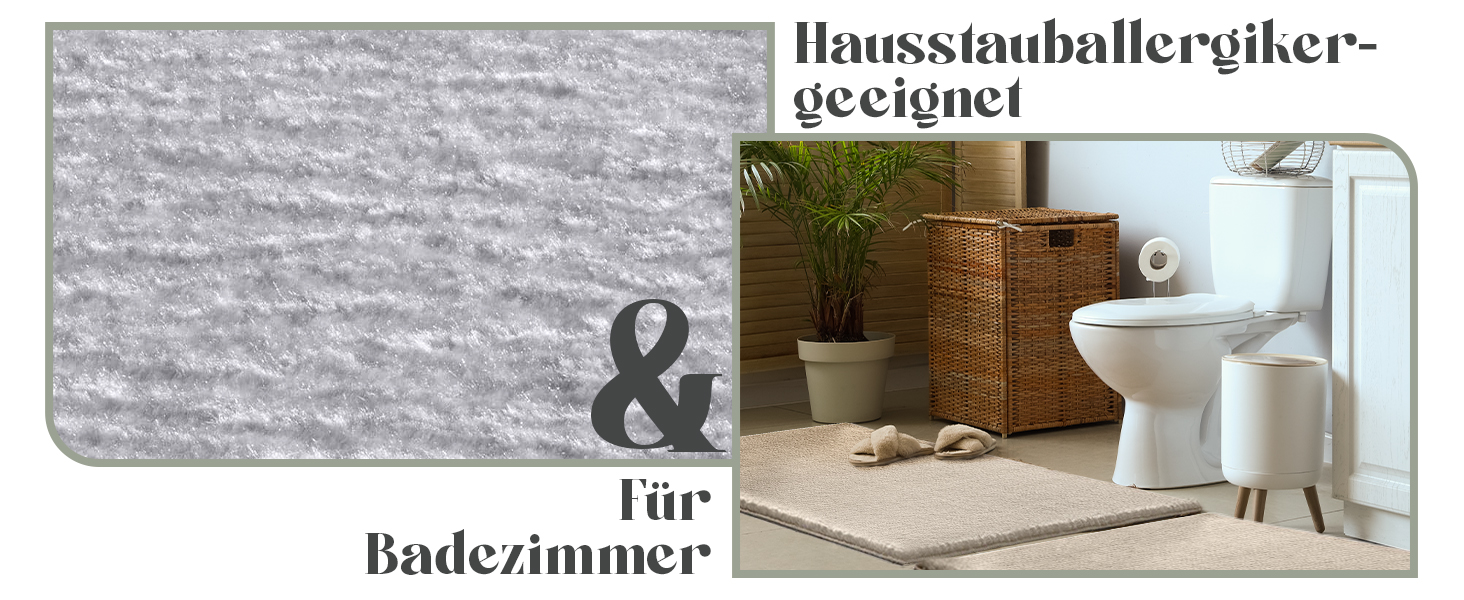Килимок для ванної Taracarpet Fiona, 50x80 см, антиковзаючі, легко миється, бежевий (прямокутний)