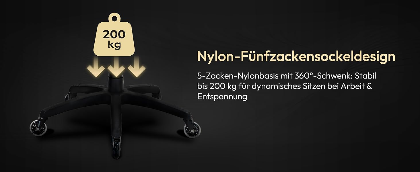 Ігровий крісло Dowinx з мікрофібри: дихаючий, ергономічний, з підніжкою, чорний