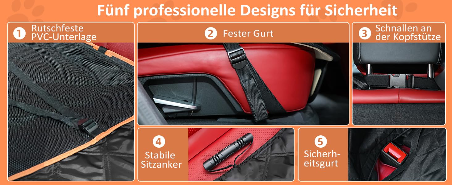 Автоматичний килимок для собак у машину, 135x148 см, чорний з вентиляційною сіткою, захист бокових панелей, вологостійкий