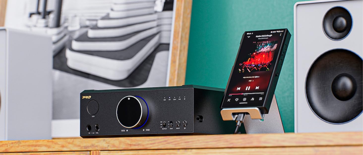 Підсилювач навушників FiiO JadeAudio KA1, USB DAC, висока роздільна здатність, 3.5 мм, без втрат, для смартфонів/PC/ноутбуків/плеєрів (Type-C, чорний)