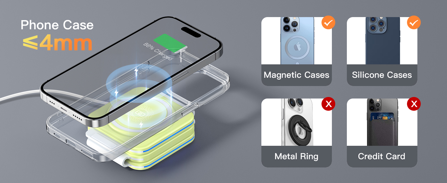 3-в-1 Бездротова зарядка для Apple Watch, iPhone та AirPods (жовта)