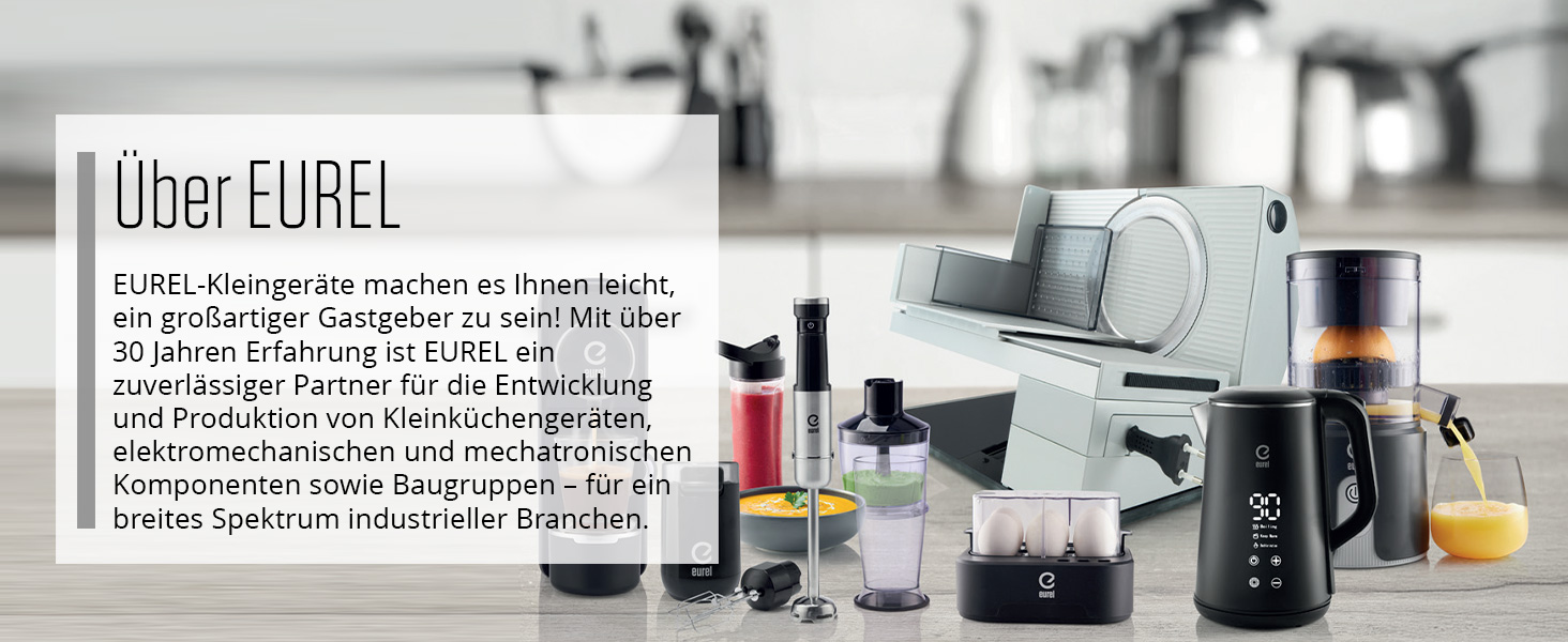 Електрична кавомолка EUREL KMA з нержавіючою сталею, змінний помел, 45г, білий колір