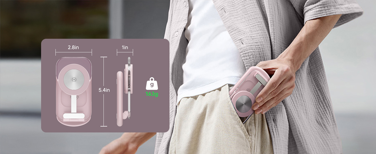 Зарядний пристрій MagSafe 3-в-1 для iPhone та Apple Watch/AirPods (Рожевий)