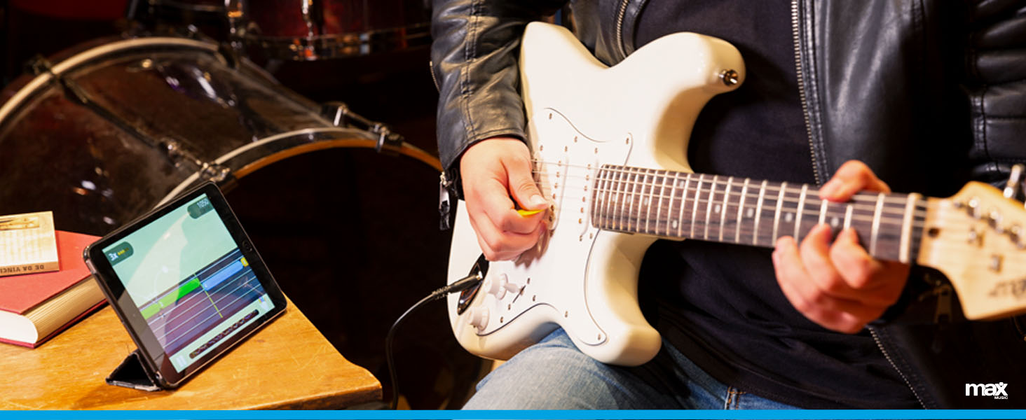 Електрогітара Max GigKit 4/4 з підсилювачем 40 Вт, аксесуарами та чохлом