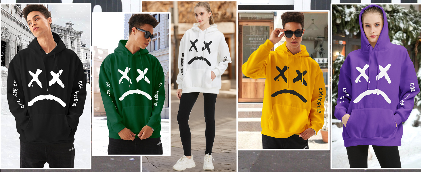 Худі чоловіче з капюшоном, стильне, тепле, з флісу, для вуличної моди, осінь-зима, жовтий, 3XL